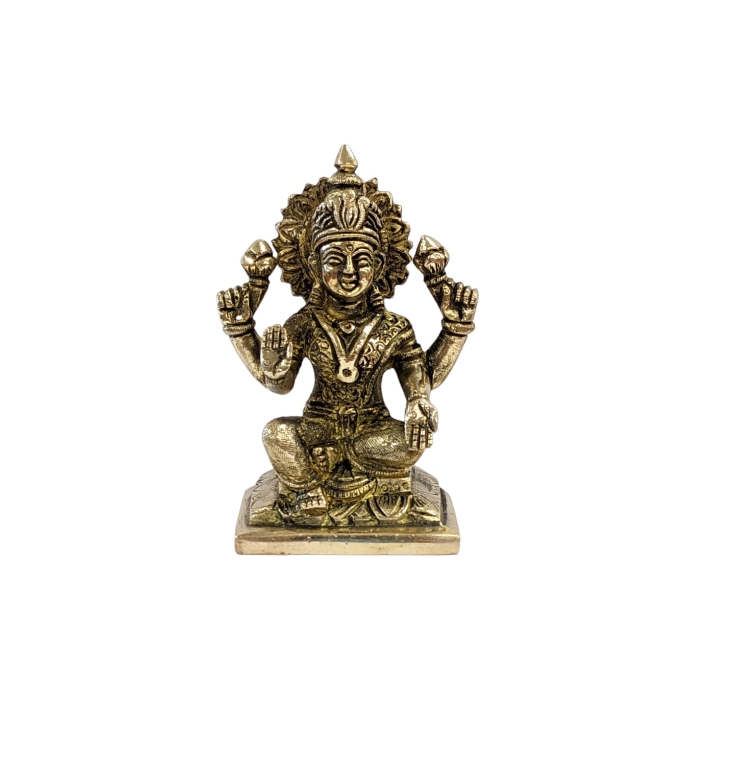 Image of a Brass Lakshmi Idol for Sale in Canada and US