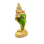 Car dashboard idol of Ganesh - Face of Ganesha - Green