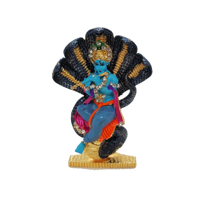 Lord Krishna on naag - Car Dashboard Idol