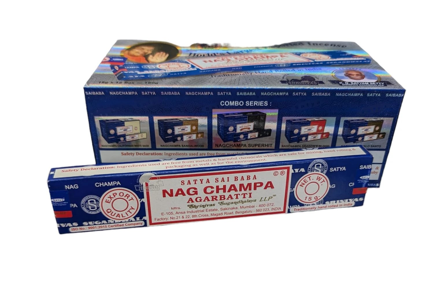 Image of Satya Nag champa Incense stick wholesale box