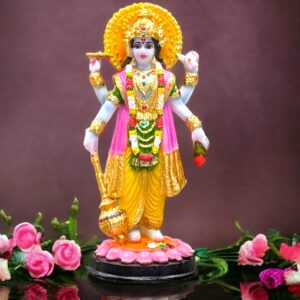 Lord SatyaNarayan Idol - 7-Inch Polystone Statue