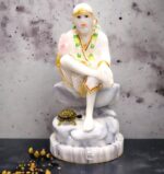 Marble dust statue of Shirdi Sai baba for sale in Canada and the USA