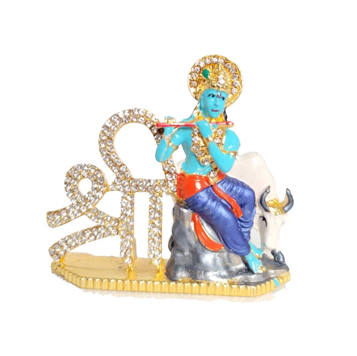 Image of shri krishna car dashboard Idol