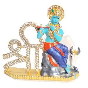 Image of shri krishna car dashboard Idol