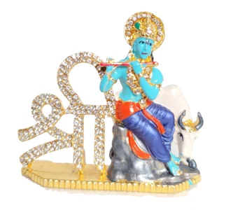 Image of shri krishna car dashboard Idol
