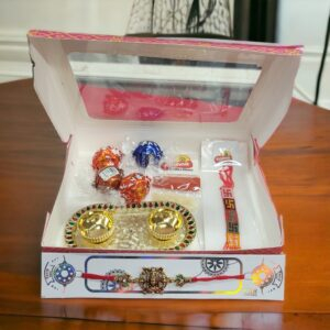 Shiva Rakhi with Lindor Chocolate hamper | Rakhi Hamper in Canada | Rakhi Hampers in USA