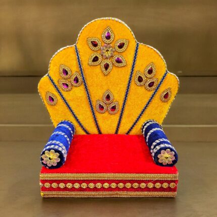 Handmade Laddu Gopal Singhasan for your home mandir in Canada and the US