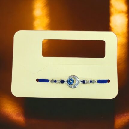 Evil eye Silver Rakhi