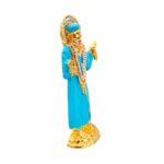 Buy Sai Baba car dashboard idol in Canada and US. Blue Sai Baba idol on a white background (side view).