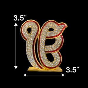 Dimensions of Ik onkar Car Dashboard Symbol