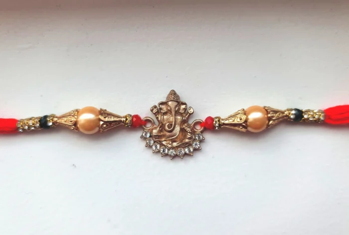 ganesha pearl rakhi