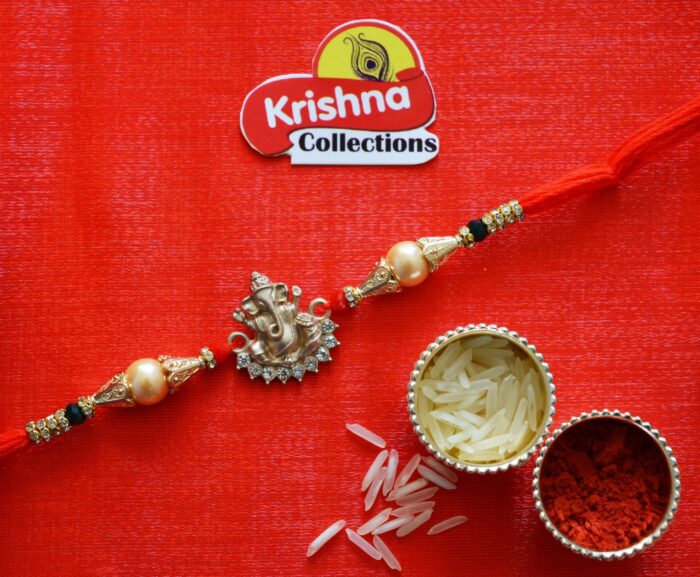 ganesha pearl rakhi