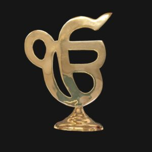 Ek onkar on stand , made with pure super fine Brass for Sale in Canada and the USA