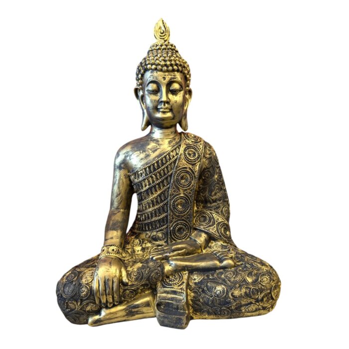 Big Buddha Statue - Golden Oxidized