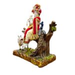 Large Krishna Idol on Tree - Velvet cloth - Image 4