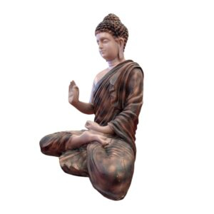 Large Meditating Buddha Statue-14 inch | Brown