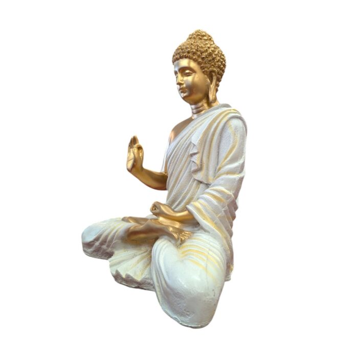 Side view of Meditating Buddha Idol for sale in Canada and the USA
