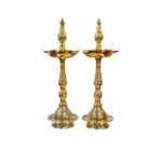Pair of Kerala Lamps - 14 Inch - Image 3