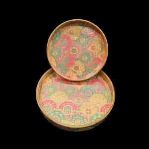 Beautiful set of serving trays for home decor and Diwali Gifts