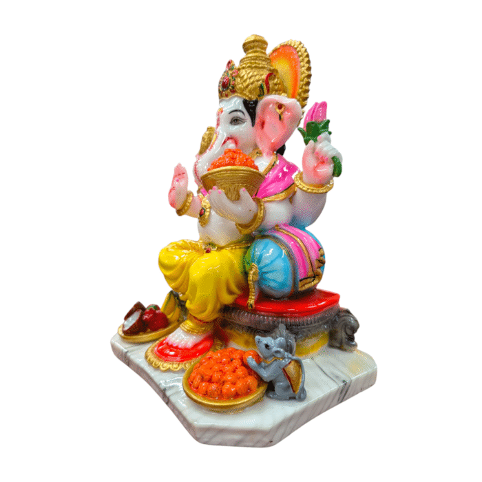 Large Ganesha Idol-13 Inches - Image 5