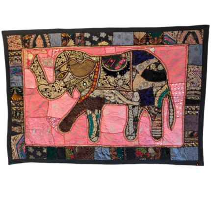 Hand made Patch work tapestry from India, for sale in Canada and the US.