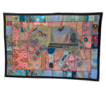 Hand made Patch work tapestry from India, for sale in Canada and the US.