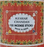 Hand-Rolled Kesar Chandan Incense Sticks | Set of 4 Boxes (400 Sticks)