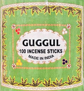 Hand-rolled Guggul Incense sticks from India