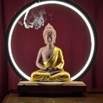 Image of Buddha Backflow Fountain. Smoke Fountain for your meditation room