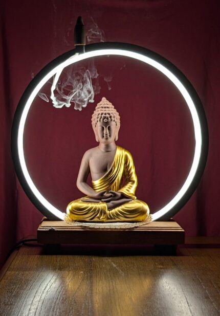 Image of Buddha Backflow Fountain. Smoke Fountain for your meditation room