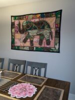 Hand made Patch work tapestry from India, for sale in Canada and the US.