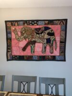 Hand made Patch work tapestry from India, for sale in Canada and the US.