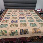 Kantha Patchwork Quilted bedsheets in Canada and the USA