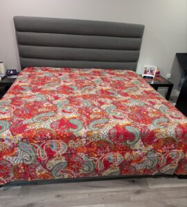 Kantha Patchwork Quilted bedsheets in Canada and the USA