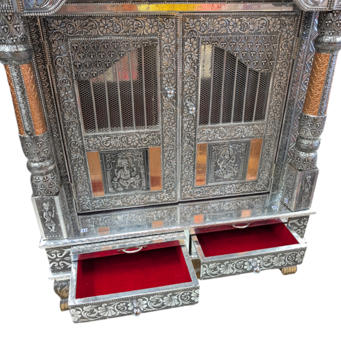 Oxidized wooden Home Temple - 40 Inch