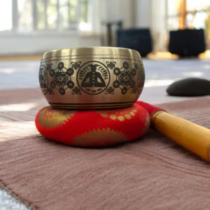 Brass Tibetan Singing Bowl - 4.5 inch wide