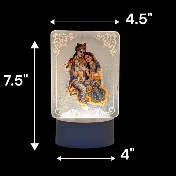 Perfect Return Gift - USB powered Led lights - Radha Krishna