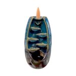 teal fog fountain - backflow incense holder