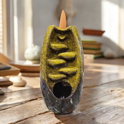 mustard fog fountain - backflow incense holder