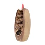 tan fog fountain - backflow incense holder