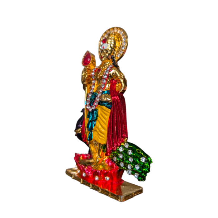 Lord Murugan with peacock Idol