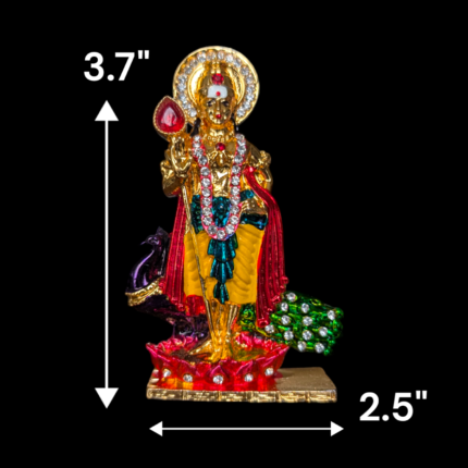 Lord Murugan with peacock Idol