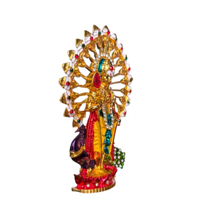 Lord Murugan with peacock Idol