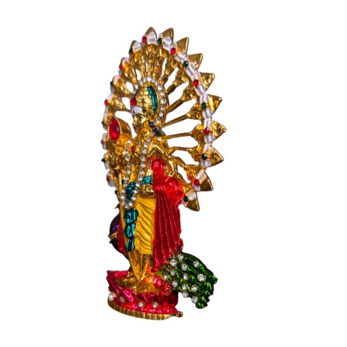 Lord Murugan with peacock Idol