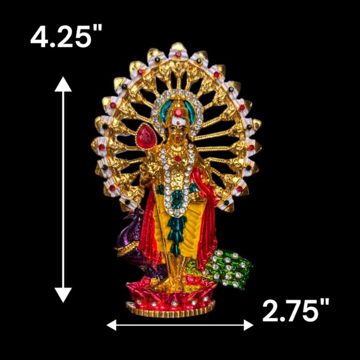 Lord Murugan with peacock Idol