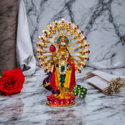 Lord Murugan with peacock Idol