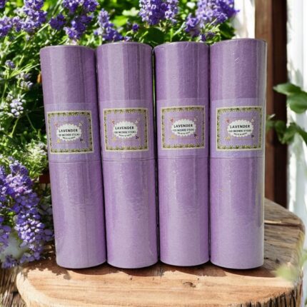 Hand-rolled Lavender Incense sticks from India