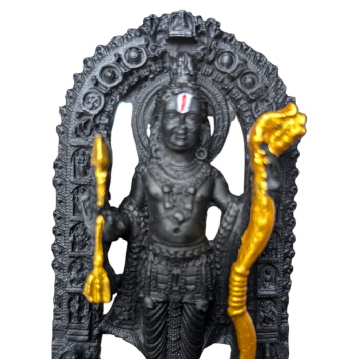 Lord Ram Lalla Black Resin Idol