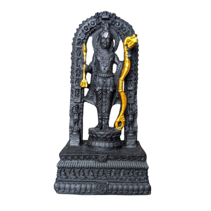 Lord Ram Lalla Black Resin Idol