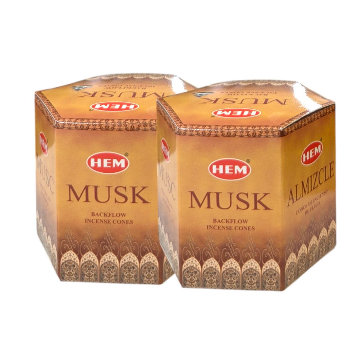 Hem Musk Backflow Incense Cones Box